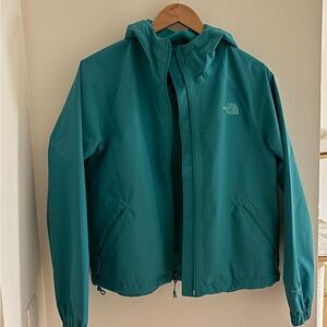 The North Face Green Voyage Short Cropped Rain Jacket